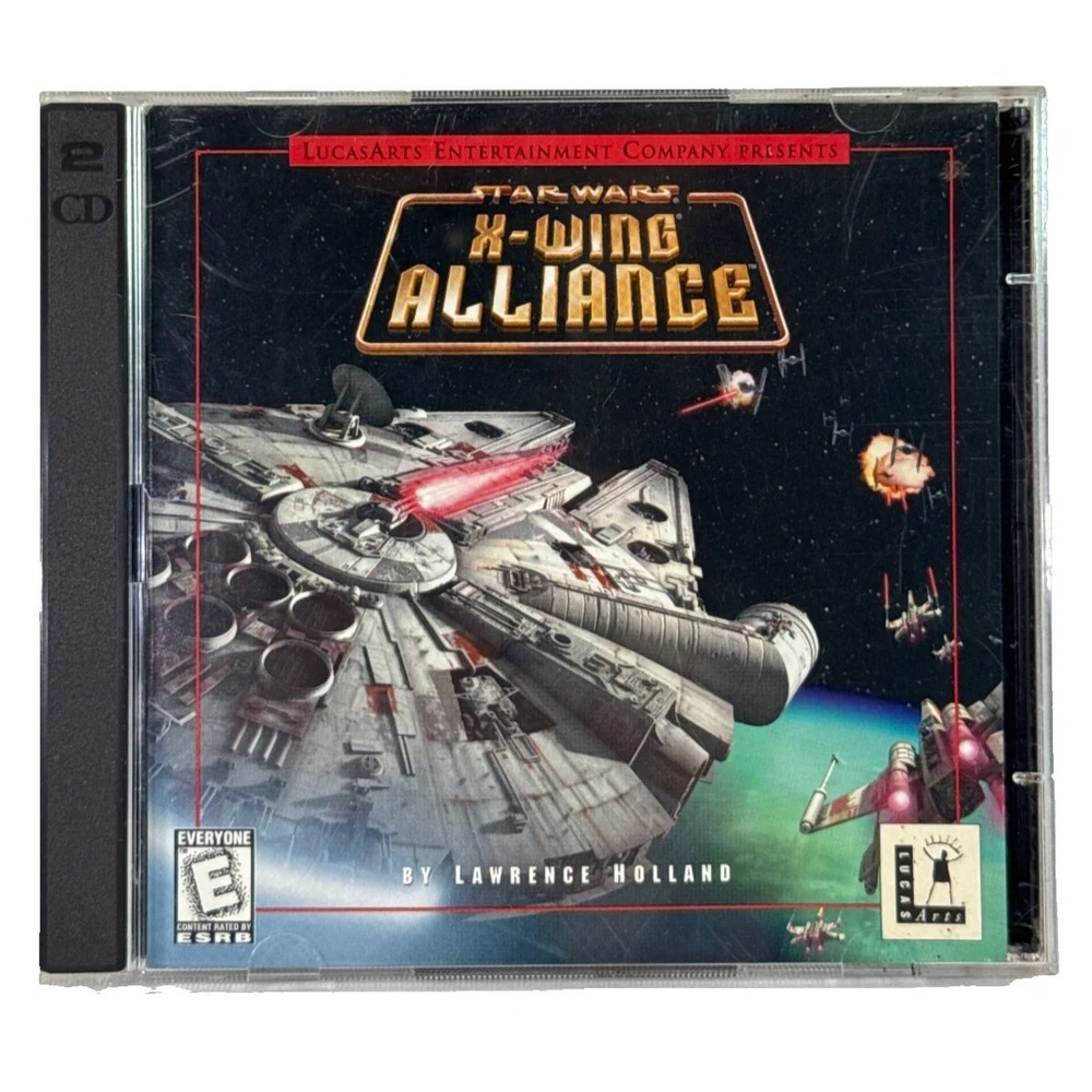 Hasbro Star Wars X-Wing Alliance PC CD-ROM LucasArts 2-Disc Game 2000